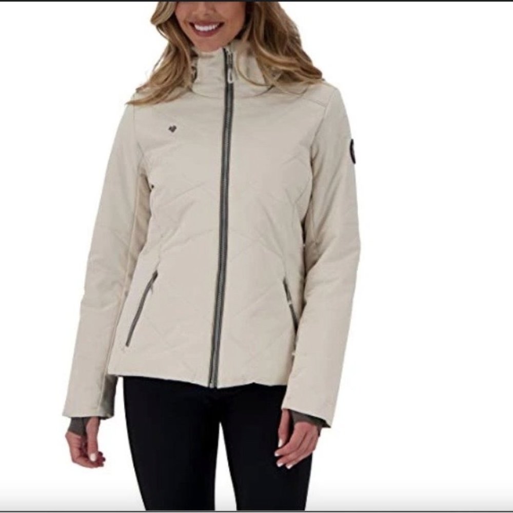 Obermeyer Lorena Jacket Size 12 Ski Jacket  Color Tahini - NWT Retails $279